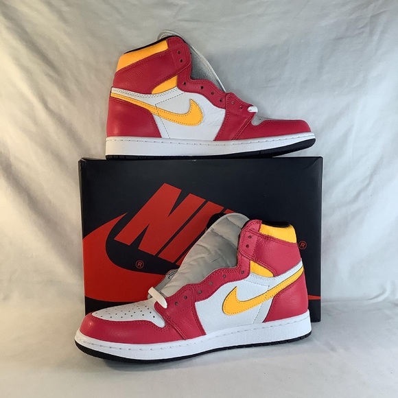 Air Jordan 1 Retro High OG ‘Light Fusion Red’ - Picture 5 of 8